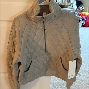 lululemon athletica Gray Quilted Jacket